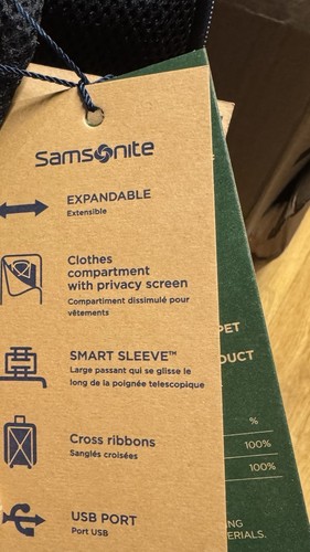 Samsonite laptop rucksack - laptop,