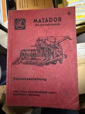 Betriebsanleitung  Claas Matador Standart