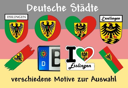 Aufkleber flagge wappen kfz - aufkleber-, flagge-wappen-kfz