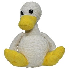 Heunec Frottee-Ente, sitzend Kuscheltier 17cm Gebraucht