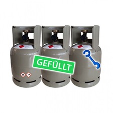 3x Propangas Flasche 2,5 kg