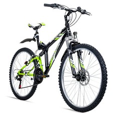 26 Zoll Mountainbike Bergsteiger Buffalo Shimano Scheibenbremse Fully MTB B-WARE