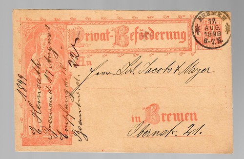 Postkarte privat beförderung - postkarte, privat-beförderung