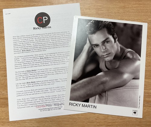 Original ricky martin press - original,