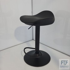 Kidol & Shellder Barhocker, Esszimmerstühle 2er Set Schwarz, Höhenverstellbar, 3