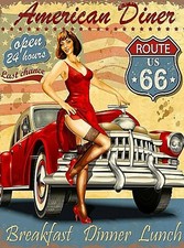 American Diner Route 66 Car