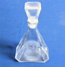 Staatsgeschenk Österreich Glas Karaffe Flacon Mayrhofen Tirol Bürgermeister