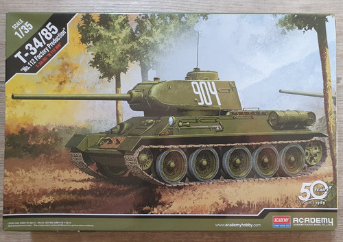 Academy 13290 85 factory - 13290, t-34/85