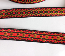 Borte Webband Baumwolle/Lurex Landhausmode Trachten