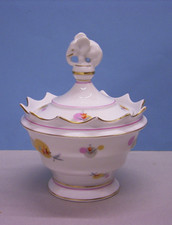 ART DECO PORZELLANDOSE, BONBONIERE, HERTEL- JACOB REHAU, KUNSTABTEILUNG 1920/30