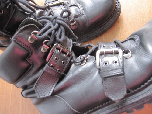 Echtleder schnürstiefel - echtleder, m