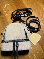 Michael Kors Rucksack Rhea Neu schwarzes Leder Backpack Mini Weihnachten 