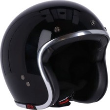 13 1/2 Motorrad Jethelm Skull Bucket Helmet DRE0037