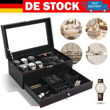 Uhren Box Uhrenkasten 2 Ebenen