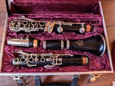 Klarinette Böhmisch (Amati Kraslice) mit Koffer und Liederbücher
