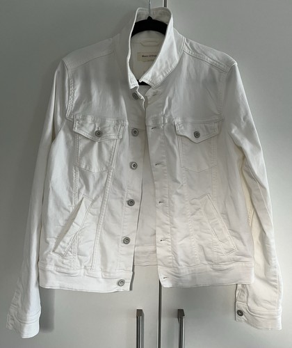 Damen jeansjacke weiß - weiß, xxl