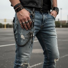 Geldbörse Kette Herren Damen