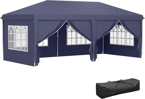 Outsunny pavillon 6x3 - pavillon, m