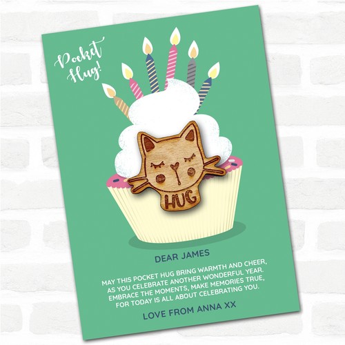 Katze cupcake happy - katze,