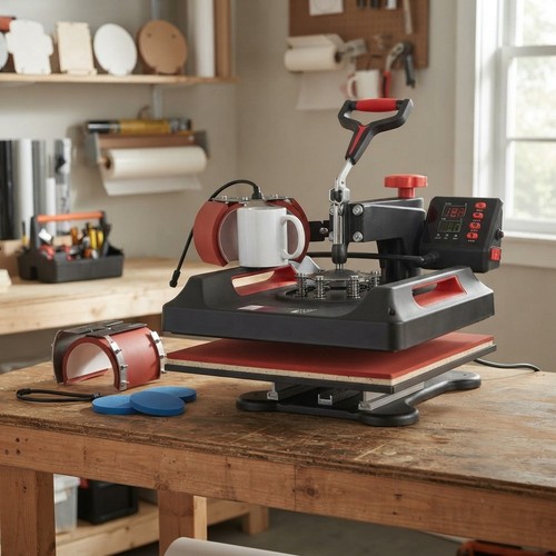 Hitzepresse maschine 1 - maschine, in