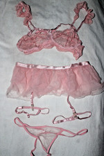 rosa BH Set mit Slip und