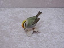 Goebel Porzellan Design Figur Vogel Goldhähnchen - 6,5 cm - Vintage