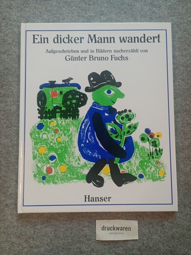 Ein dicker mann - mann, wandert