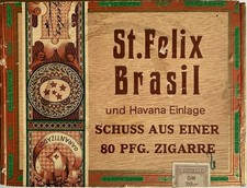 Zigarrenkiste_Holz_St. Felix Brasil_mind. 23 Jahre alt