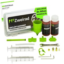 MSZweirad Shimano Entlüftungsset inkl. Öl Fahrrad hydraulische Bremse entlüften