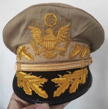 WW2 General Douglas MacArthur bestickte Schirmmütze amerikanische REPRODUKTION