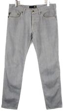 Just Cavalli Herrenjeans W33 Kegelförmig Knopf Fly Grau Fade Effekt