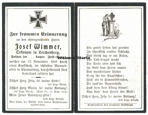 Orig sterbebild soldat r 26 - orig., i.r.26