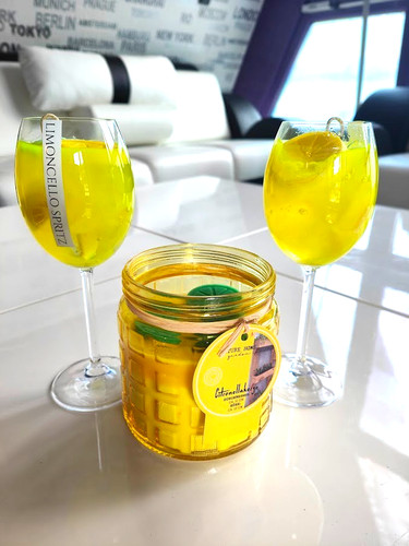 Limoncello spritz kerzen set - limoncello, kerzen-set
