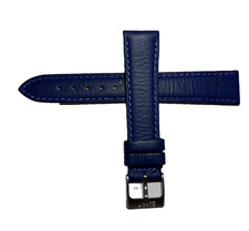 Uhrenarmband Leder Armband Esprit Blau Blaue Naht 18 mm Bandanstoß 251807BBN