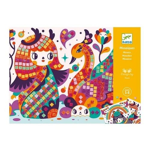 Mosaike glitzer kokeshi - glitzer,