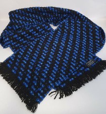 Rapp leichter eleganter Schal Designerschal blau / schwarz kariert 