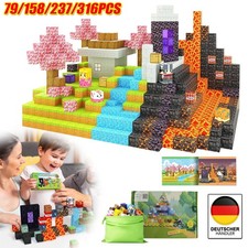 79-316PCS Minecraft Magnetische Bausteine Kinder Weihnachtsspielzeug Geschenk DE