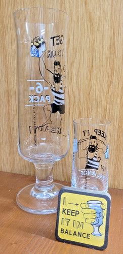 Bier und schnapsglas - bier-,