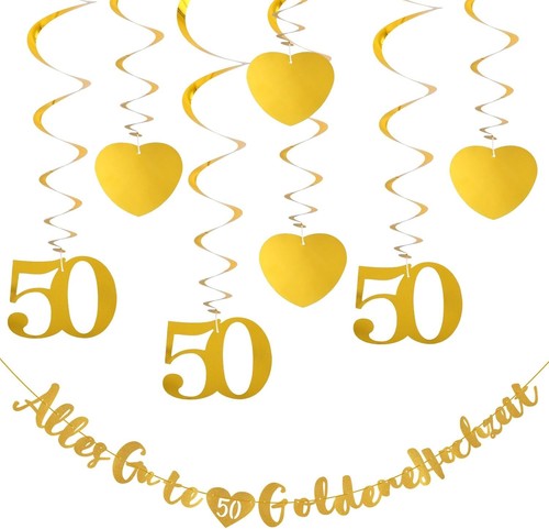 Goldene hochzeit deko 50 - goldene, deko,