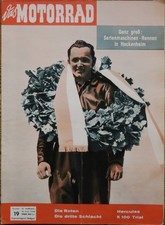 Das Motorrad 19/58 Hercules K 100 Trial, NSU Supermax, Moto Cross, Weichlöten