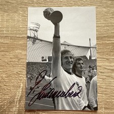 Hans Georg Schwarzenbeck FC Bayern München WM 1974 Original signiertes Foto 