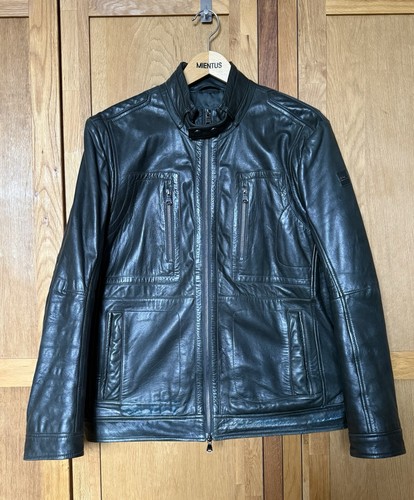 Hugo boss lederjacke - hugo,