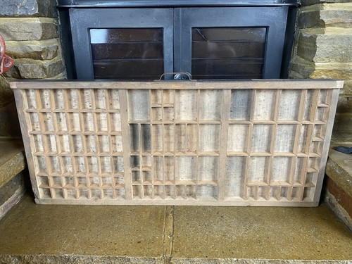 Vintage buchdruck holz drucker - holz,
