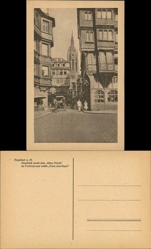 Ansichtskarte frankfurt - ansichtskarte, am