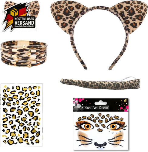 Damen tierkostüm set - damen,