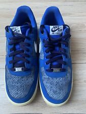 Nike Air Force 1 Schlangenhaut Herrenschuhe Größe 43  blau 488298-410