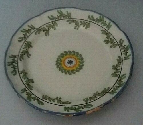 Waly faience teller - faience, aus