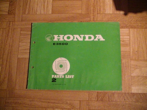 Original ersatzteilliste honda - original,