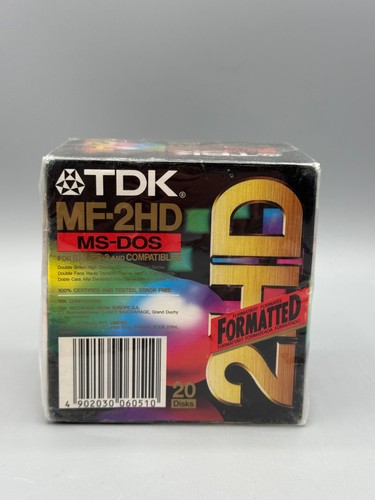 Tdk 2hd 5 disketten - mf-2hd, 3,5"