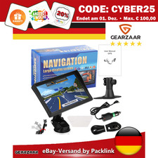 9 Zoll HD GPS Navi Navigationsgerät 8G für Auto LKW PKW Navigation EU DE